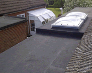 Flat roofing repairs